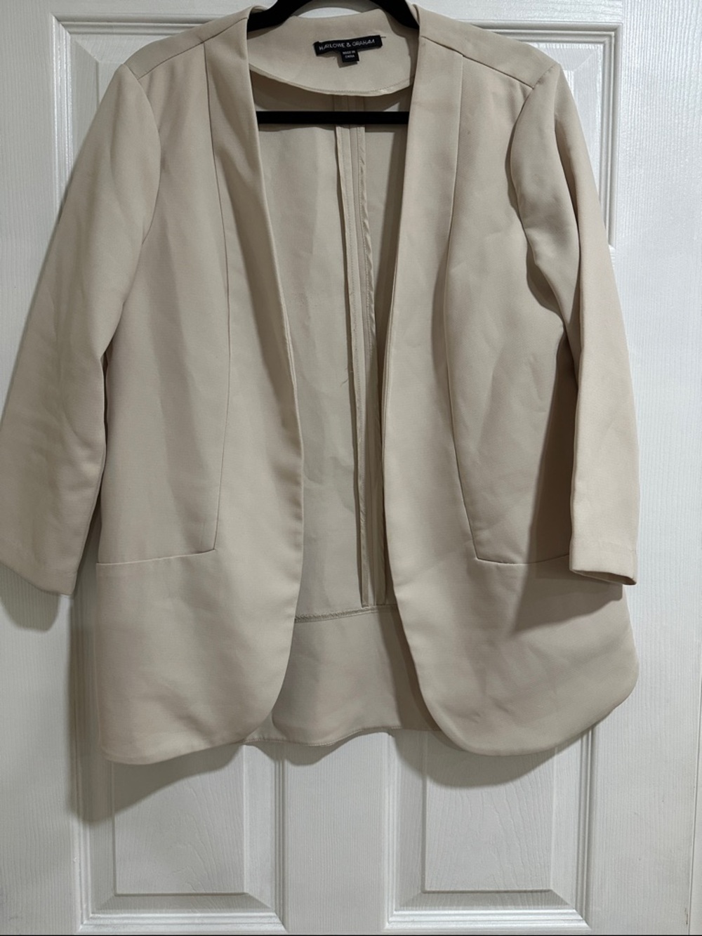 Open-Front Blazer Jacket